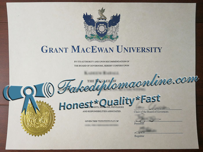 Grant MacEwan University degree