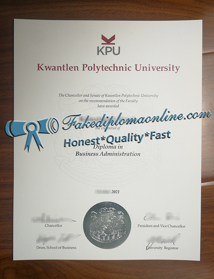 Kwantlen Polytechnic University degree