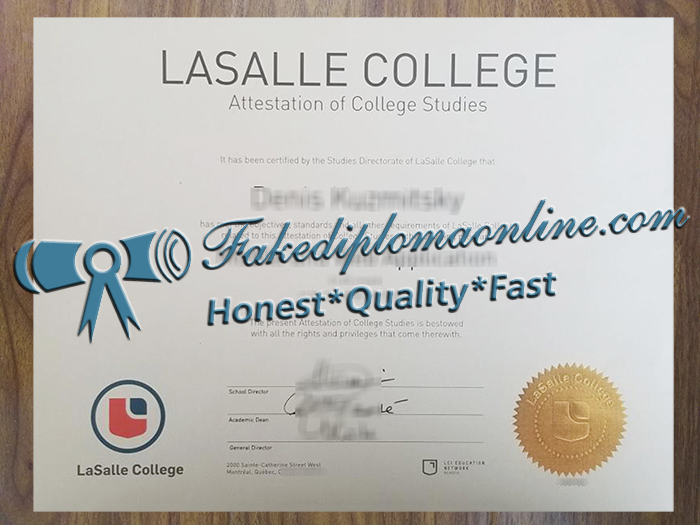 LaSalle-College diploma