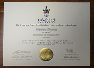 Lakehead University diploma