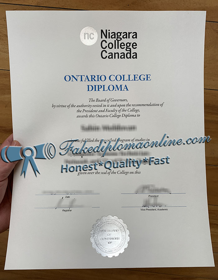Niagara College Canada diploma