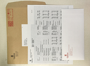 Queen's University transcript and envelope1