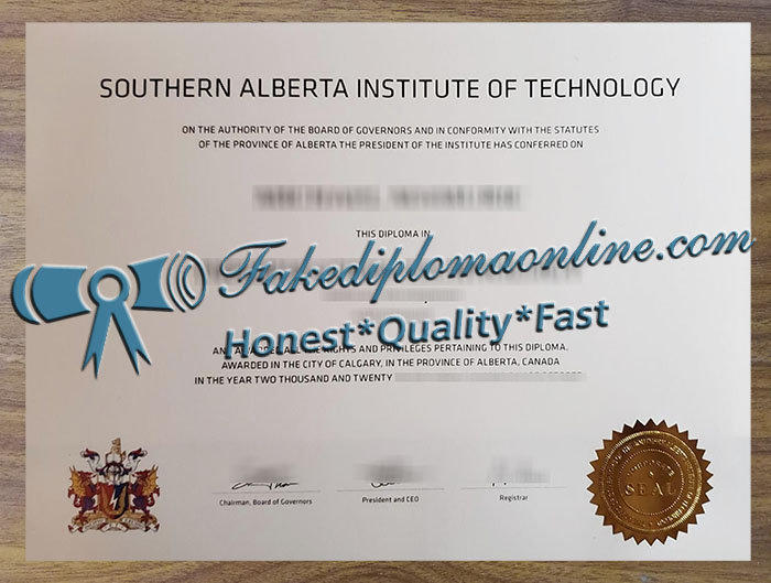 Southern Alberta Institute of Technology diploma