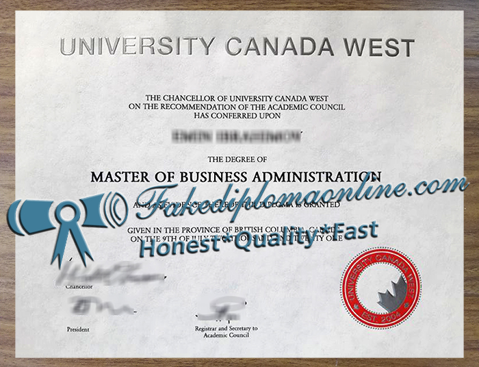 University Canada West degree