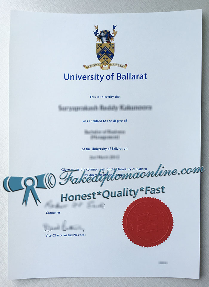 University of Ballarat degree