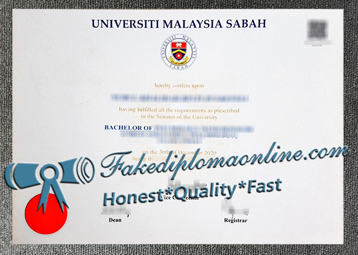 Universiti Malaysia Sabah degree