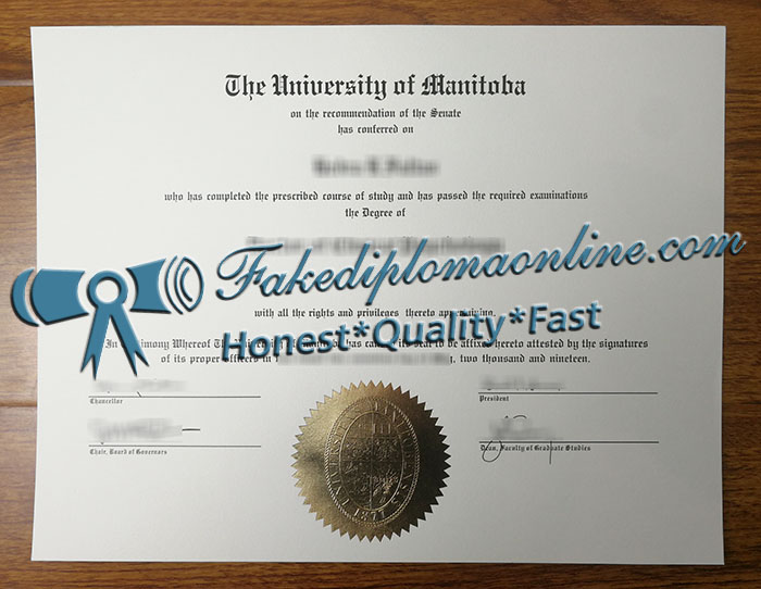 University of Manitoba degree