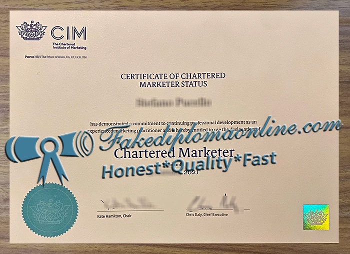CM certificate
