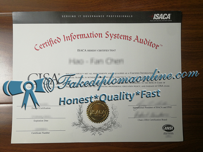 CISA certificate