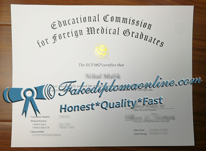 ECFMG certification