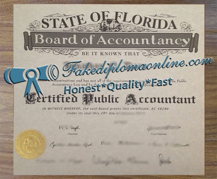 CPA certification Florida