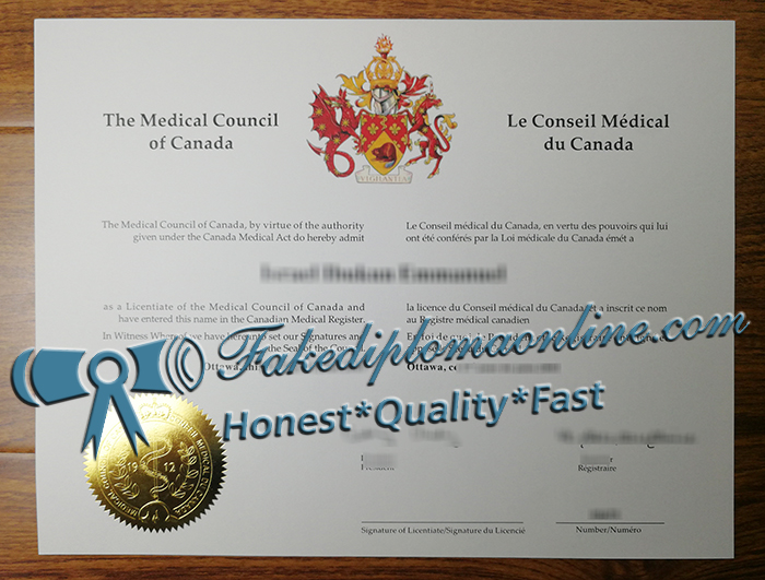Medical Council of Canada license