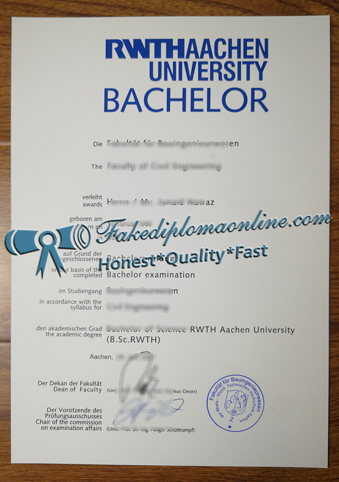 RWTH Aachen University degree