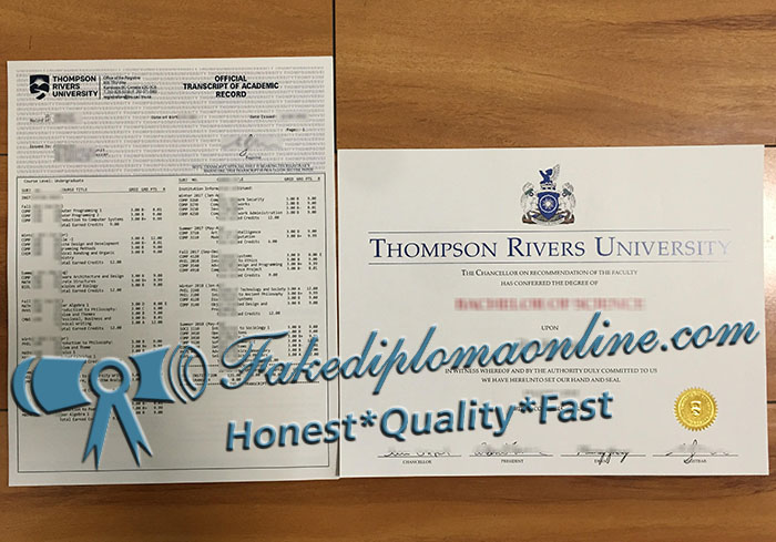 Thompson Rivers University diploma