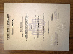 Saarland University diploma