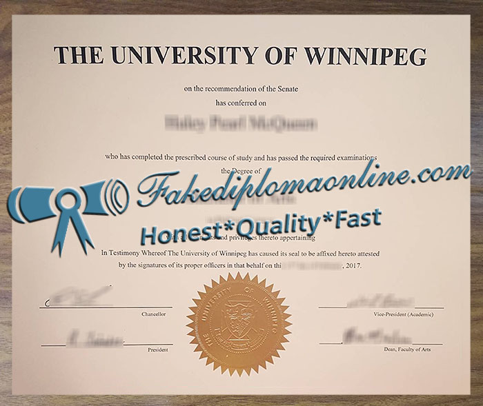 University of Winnipeg degree