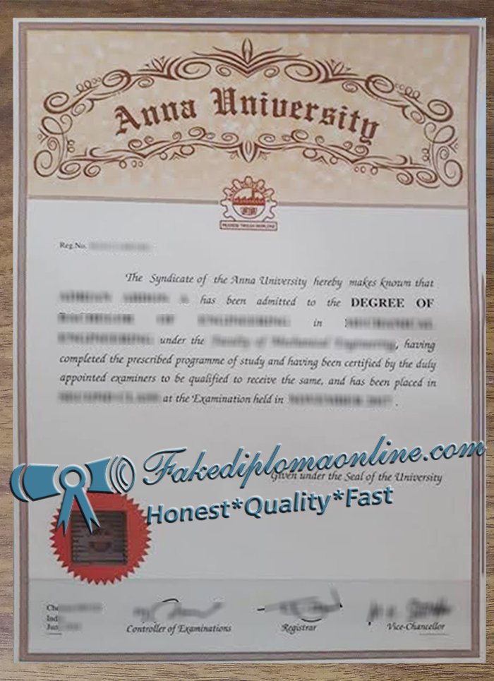 Anna University degree