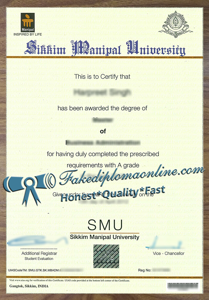 Sikkim Manipal University degree