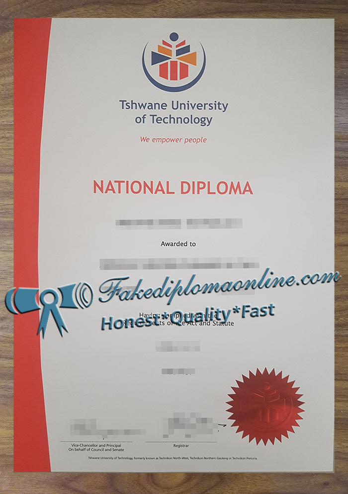 Tshwane University of Technology National diploma