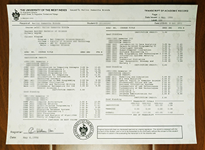 UWI transcript