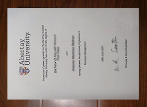 Abertay University diploma