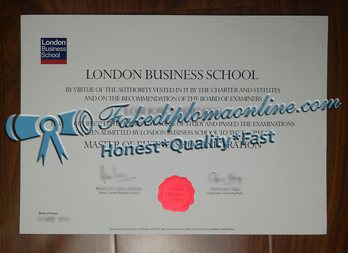 London Business School MBA degree