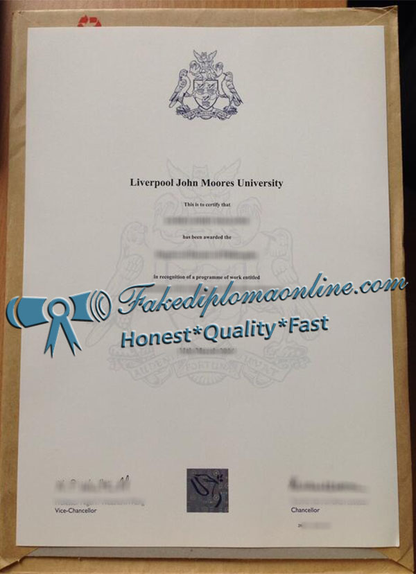 Liverpool John Moores University diploma