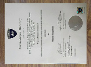 Queen Margaret University diploma