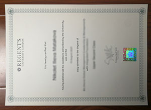 Regent's University London diploma