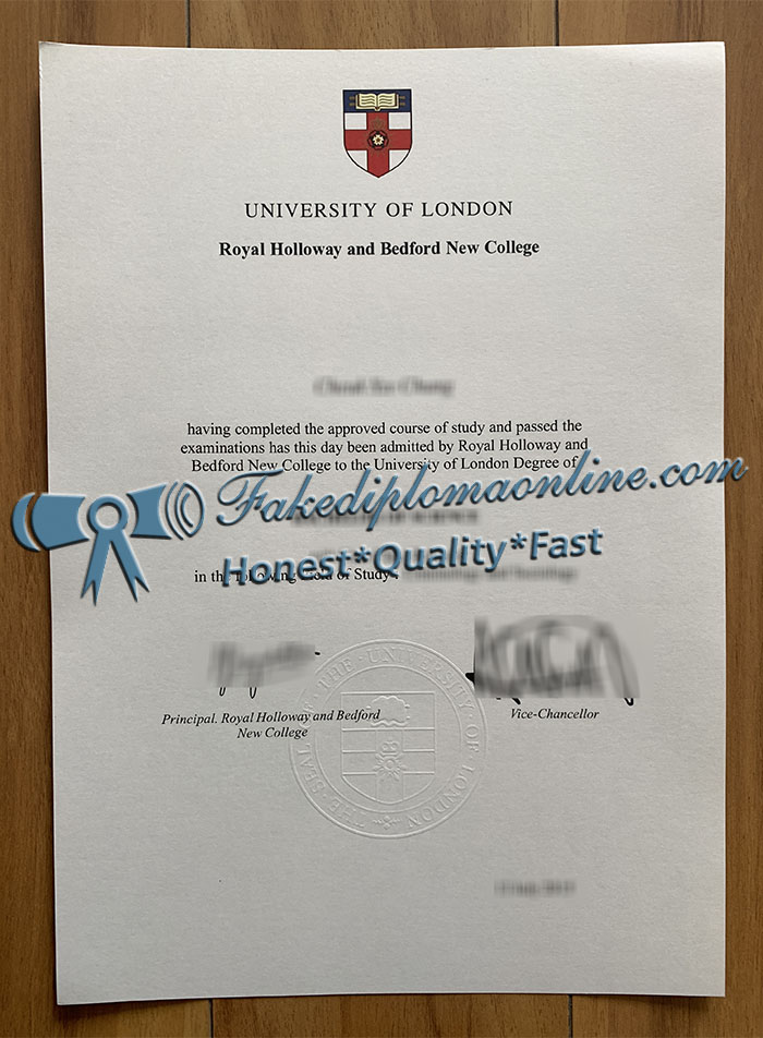 Royal Holloway diploma