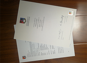 University of Birmingham diploma and transcript