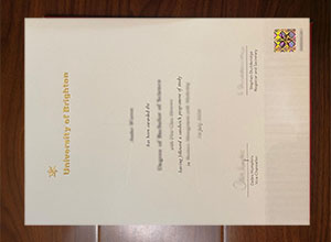 University of Brighton diploma