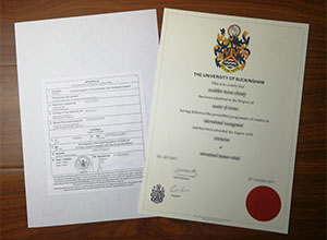 University of Buckingham diploma with Apostille