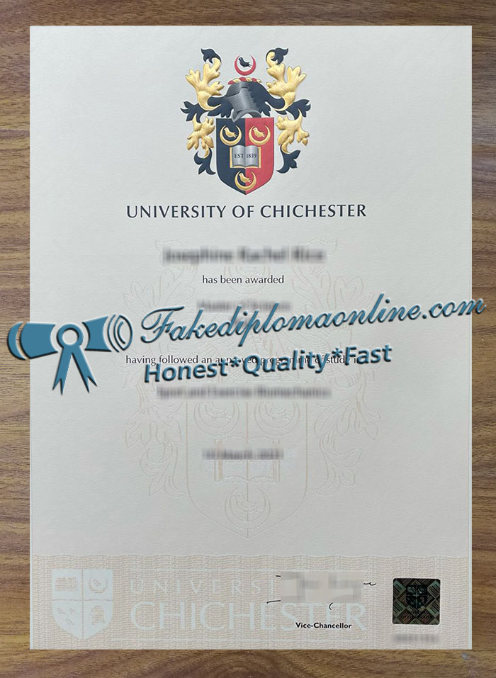 University of Chichester degree