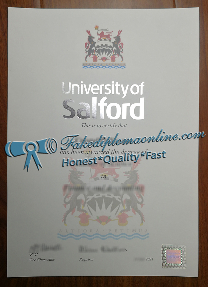 University-of-Salford degree