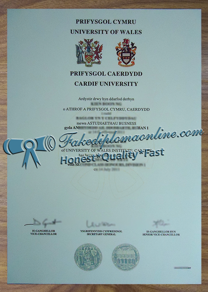 University of Wales Institute,Cardiff degree