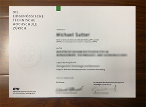 ETH Zurich diploma