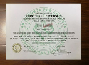 EU Business School diploma