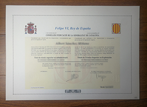 Generalitat de Catalunya reconocen diploma