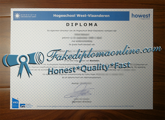 Hogeschool West-Vlaanderen diploma