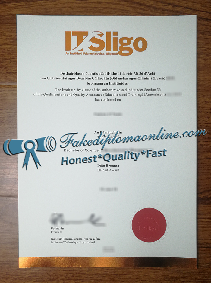 Institute of Technology Sligo diploma