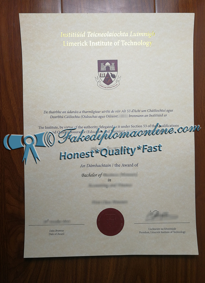 Limerick Institute of Technology diploma