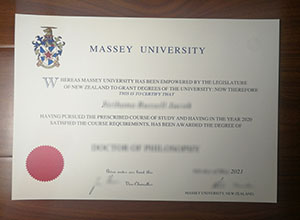 Massey University diploma