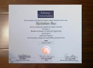 Sabanci University degree