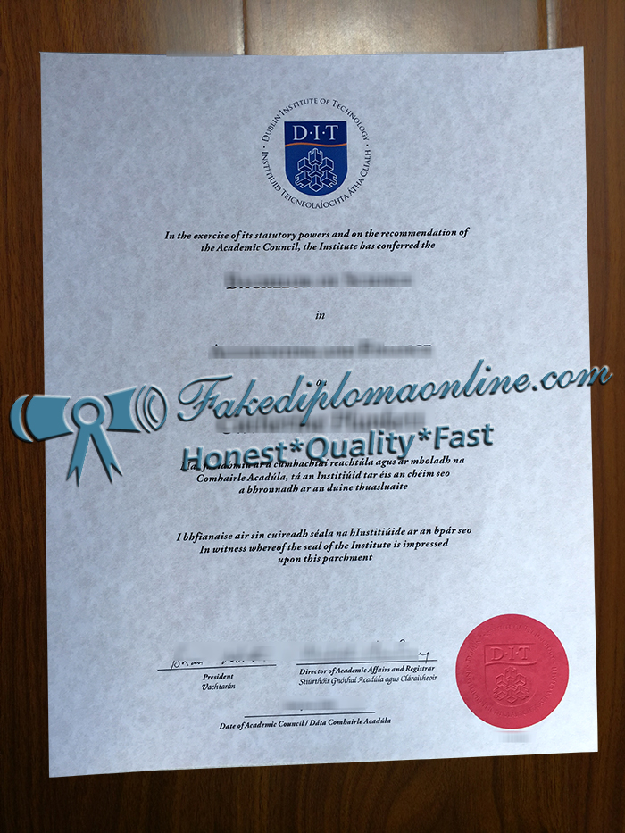 Dublin Institute of Technology diploma