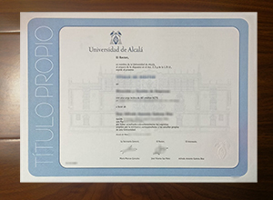 Universidad de Alcalá diploma