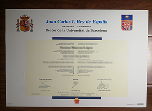 Universidad de Barcelona diploma diploma