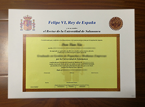 Universidad de Salamanca diploma