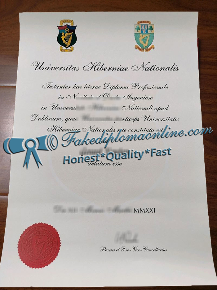 Universitas Hiberniae Nationalis diploma