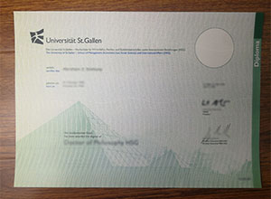 Universität St. Gallen diploma